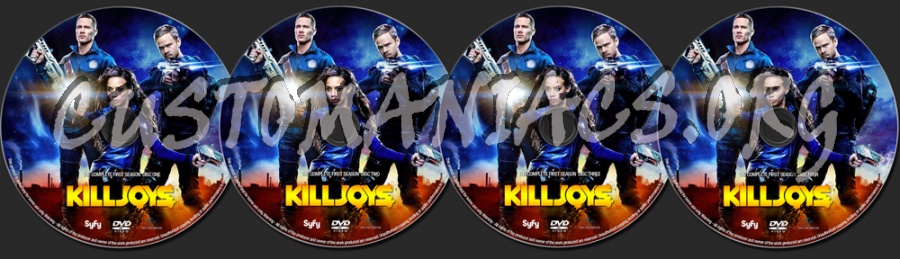 Killjoys Season 1 dvd label