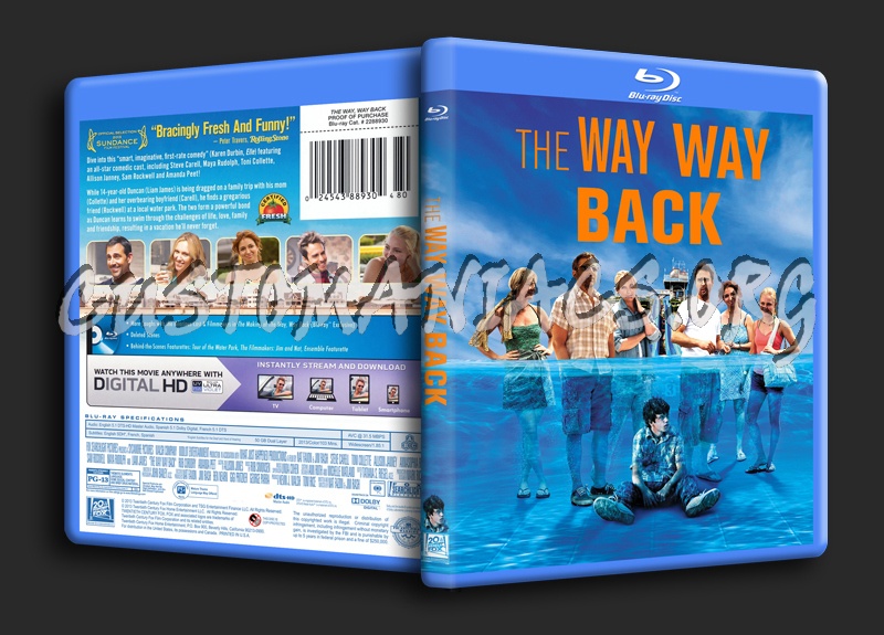 The Way Way Back blu-ray cover