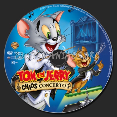 Tom and Jerry: Chaos Concerto dvd label