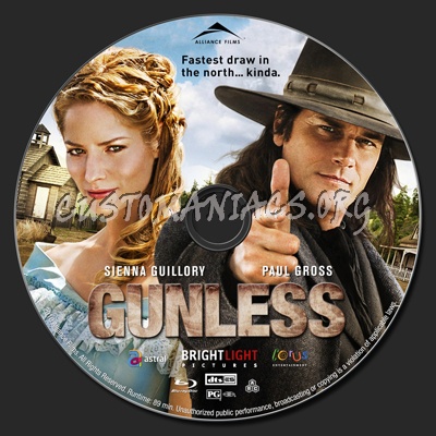 Gunless blu-ray label