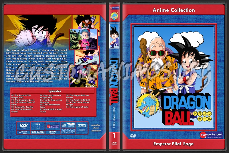 Dragon Ball Vol. 1 Emperor Pilaf Saga dvd cover