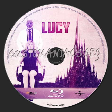 Lucy blu-ray label