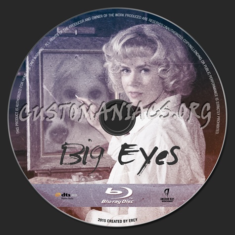 Big Eyes blu-ray label