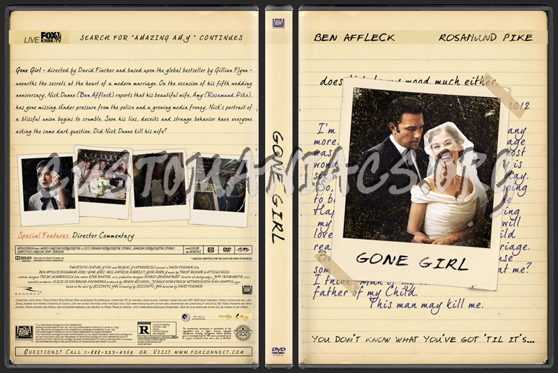 Gone Girl dvd cover