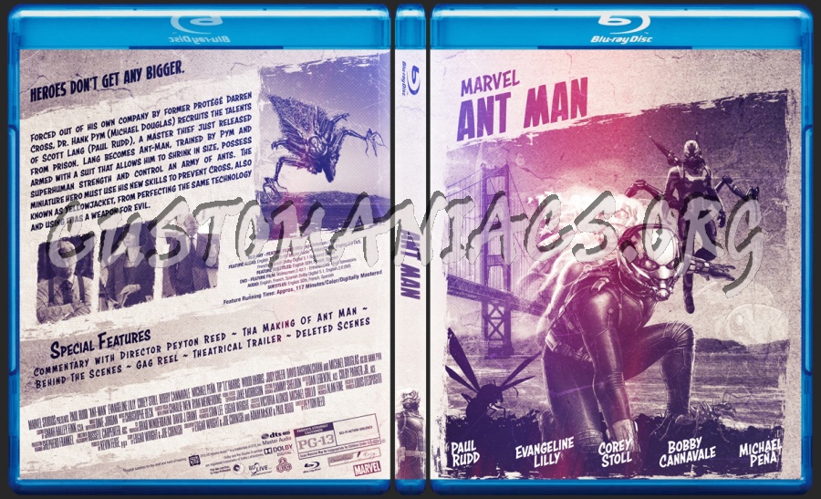 Ant Man blu-ray cover