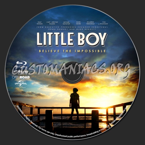 Little Boy (2015) blu-ray label