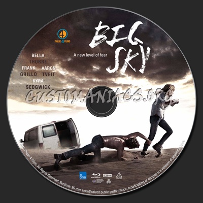 Big Sky blu-ray label