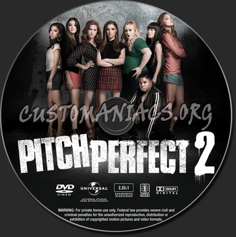 Pitch Perfect 2 dvd label