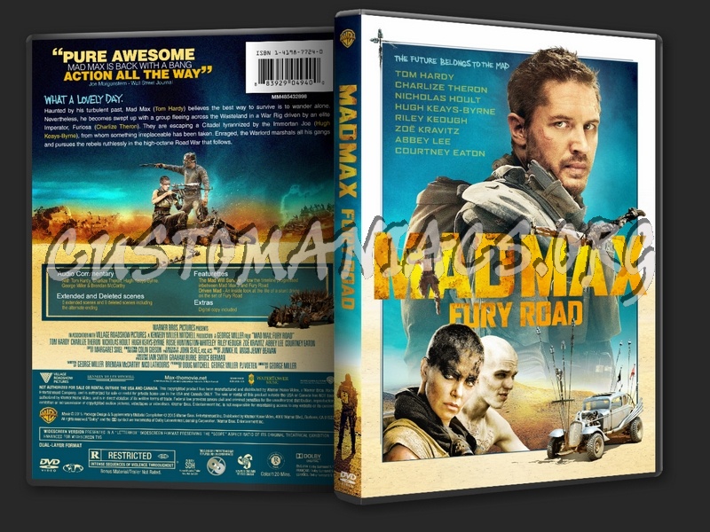 Mad Max: Fury Road dvd cover