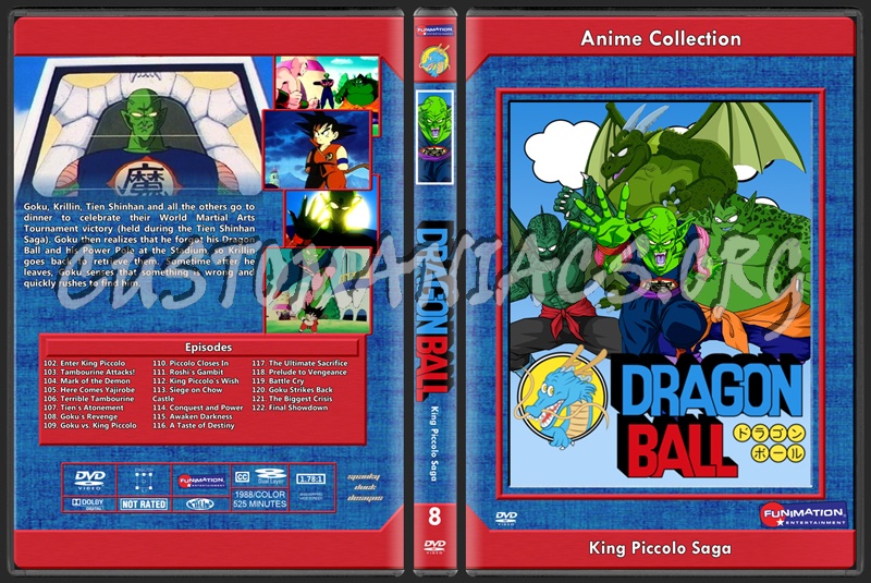 Dragon Ball Vol. 8 King Piccolo Saga dvd cover