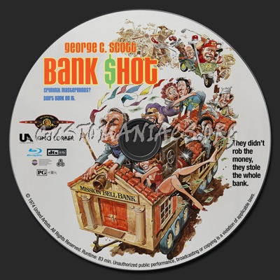 Bank Shot blu-ray label