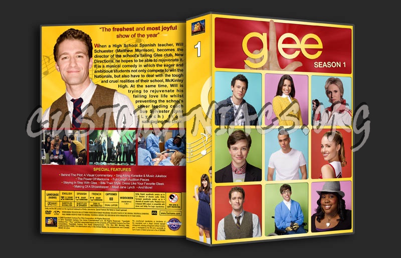 Glee - The Complete Series (3370x2175) dvd cover