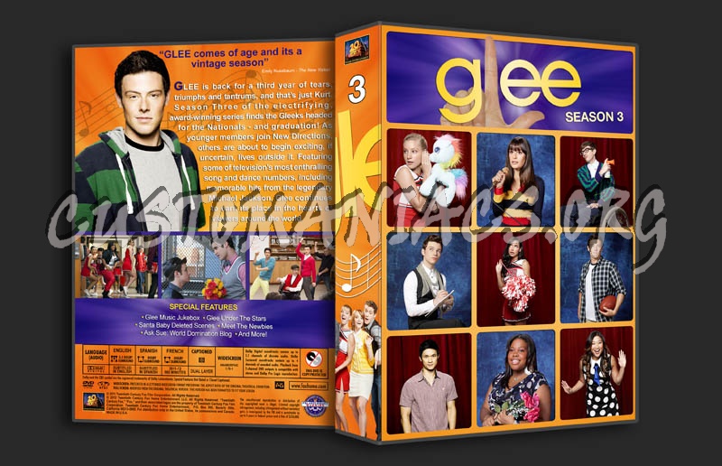 Glee - The Complete Series (3370x2175) dvd cover