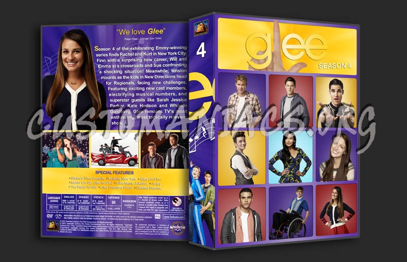 Glee - The Complete Series (3370x2175) dvd cover