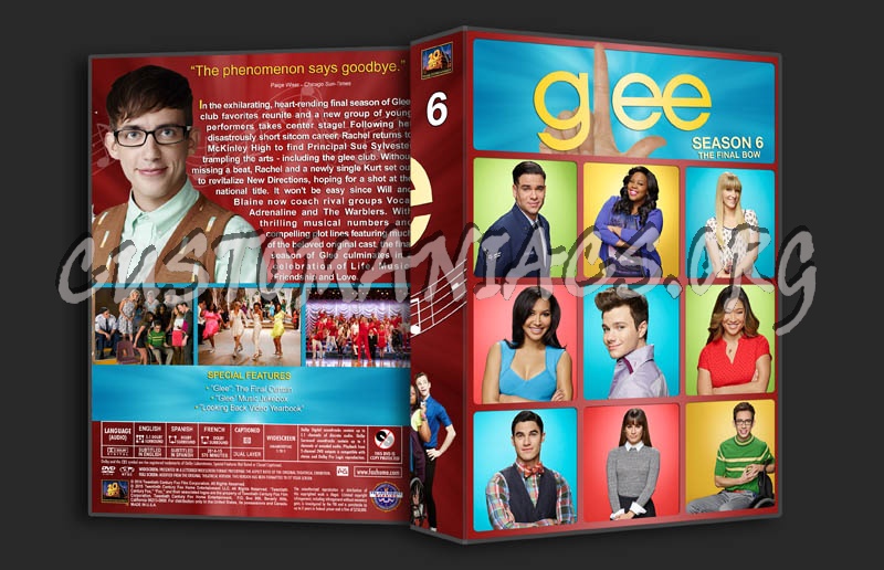 Glee - The Complete Series (3370x2175) dvd cover