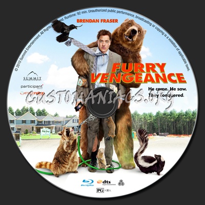 Furry Vengeance blu-ray label