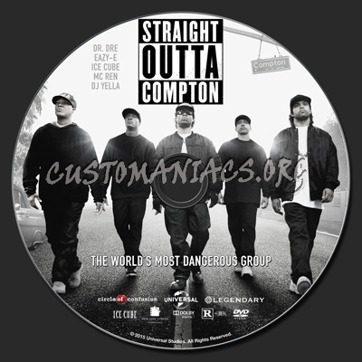 Straight Outta Compton dvd label