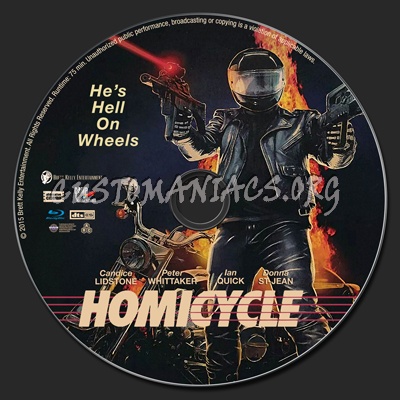 Homicycle blu-ray label