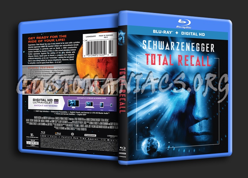 Total Recall blu-ray cover