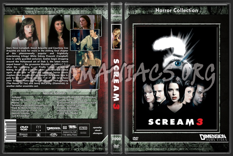 Scream 3 dvd cover