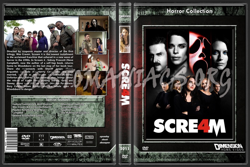 Scream 4 dvd cover