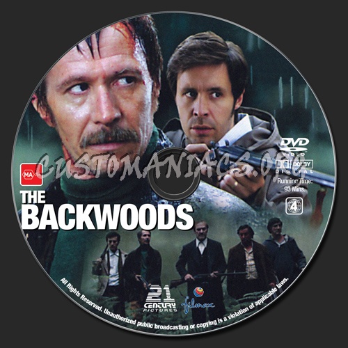 The Backwoods dvd label