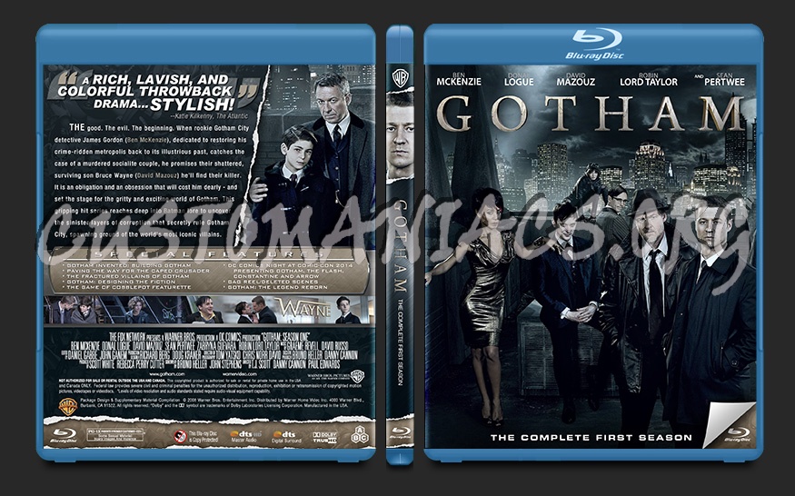 Gotham Season One blu-ray cover