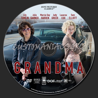 Grandma dvd label