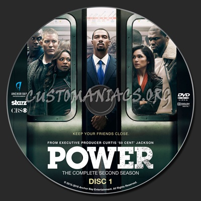 Power Season 2 dvd label