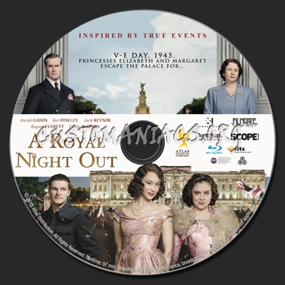 A Royal Night Out blu-ray label