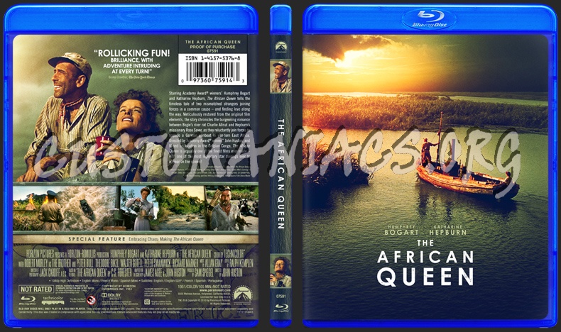 The African Queen blu-ray cover