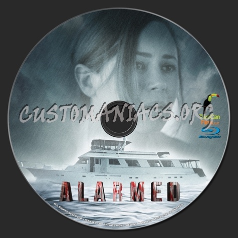 Alarmed blu-ray label