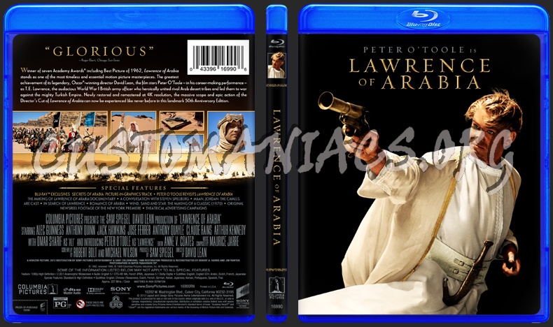 Lawrence of Arabia blu-ray cover