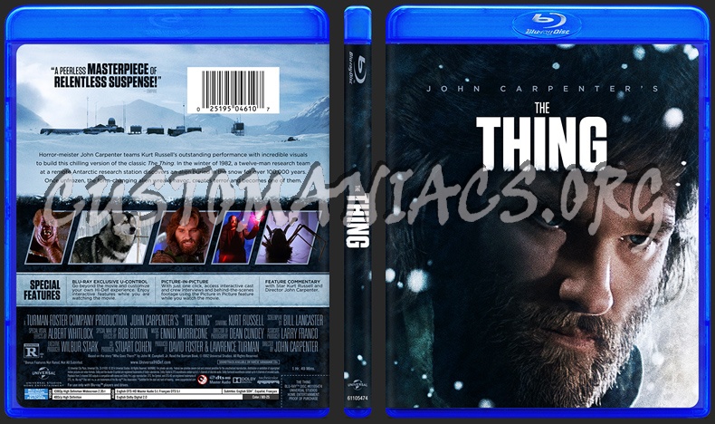 The Thing blu-ray cover