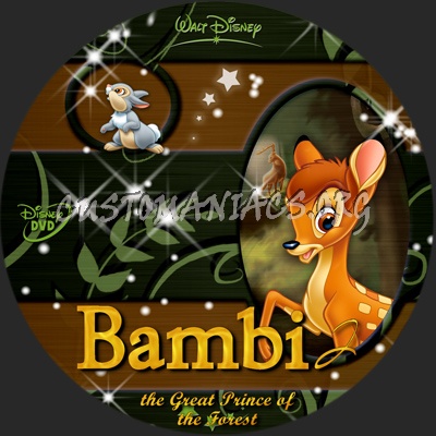 Bambi 2 dvd label