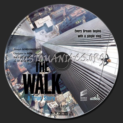 The Walk blu-ray label