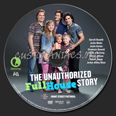 The Unauthorized Full House Story dvd label