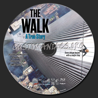 The Walk blu-ray label