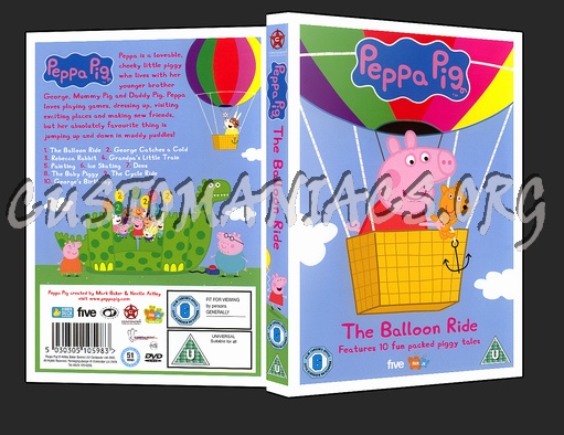 Peppa Pig - The Balloon Ride dvd cover