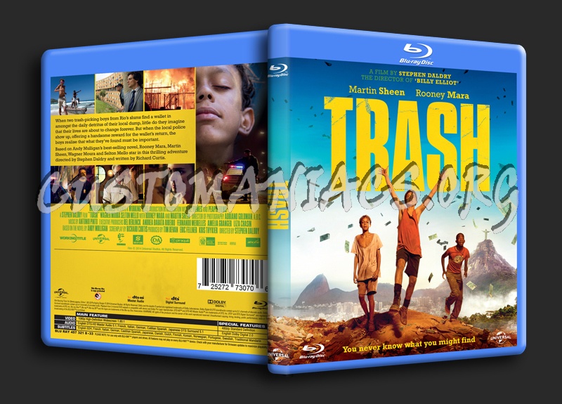 Trash blu-ray cover