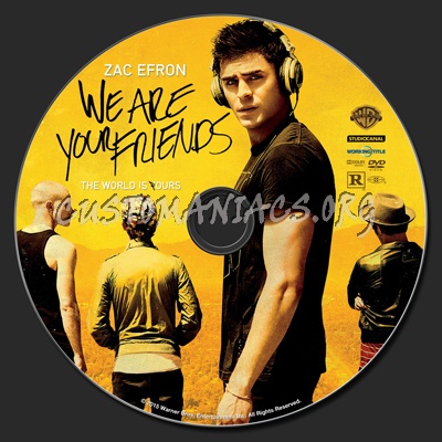 We Are Your Friends dvd label