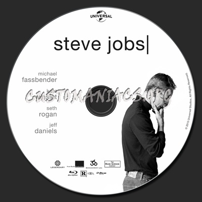 Steve Jobs blu-ray label