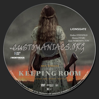 The Keeping Room dvd label