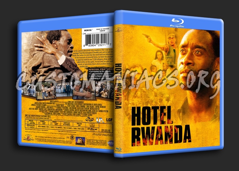 Hotel Rwanda blu-ray cover