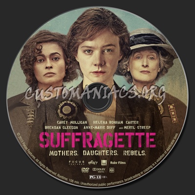 Suffragette dvd label