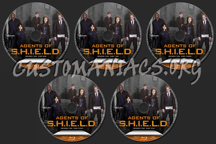 Agents of S.H.I.E.L.D. Season Two blu-ray label