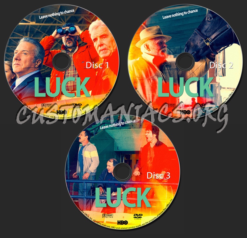 Luck - Season 1 dvd label