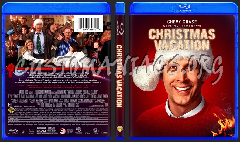 National Lampoon's Christmas Vacation blu-ray cover