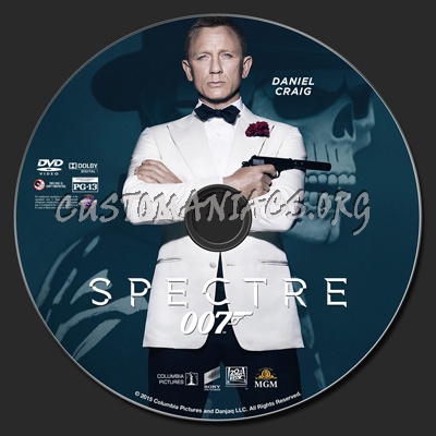 Spectre dvd label