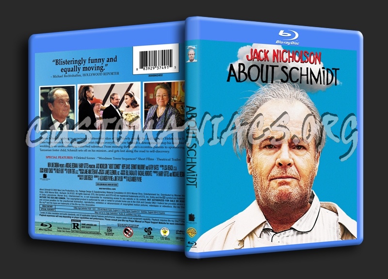 About Schmidt blu-ray cover